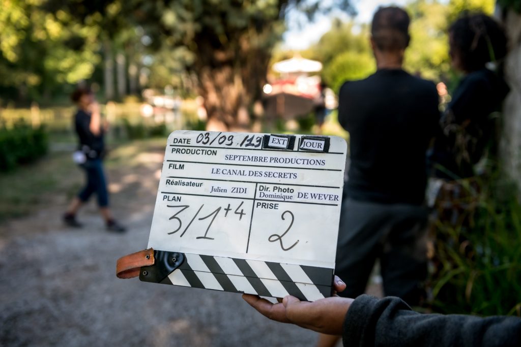 Tournage sur la péniche