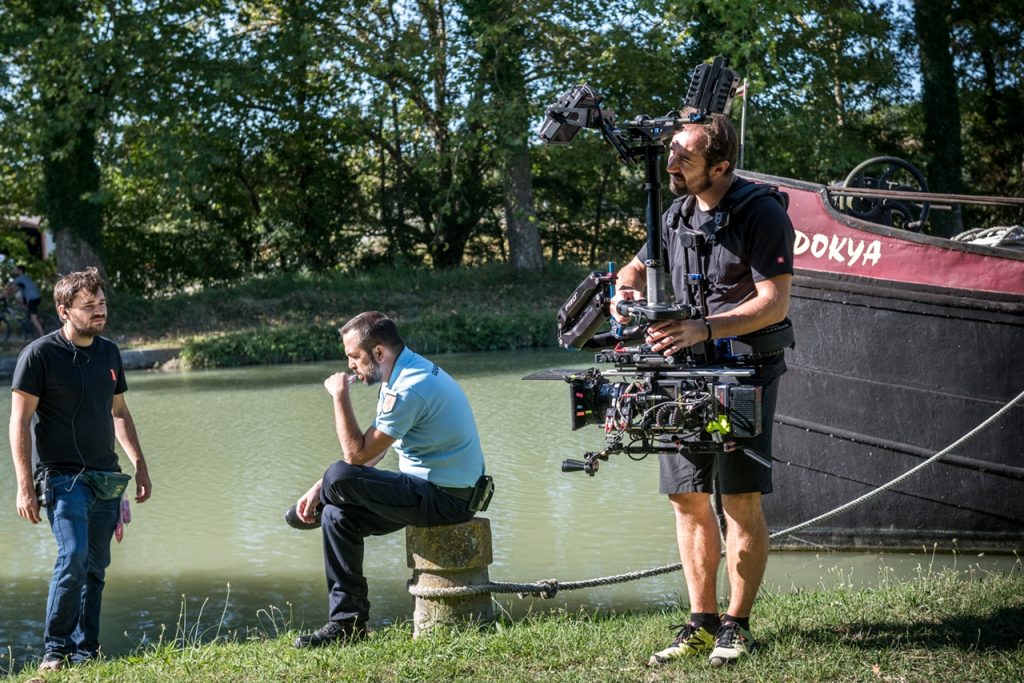 Scène de tournage