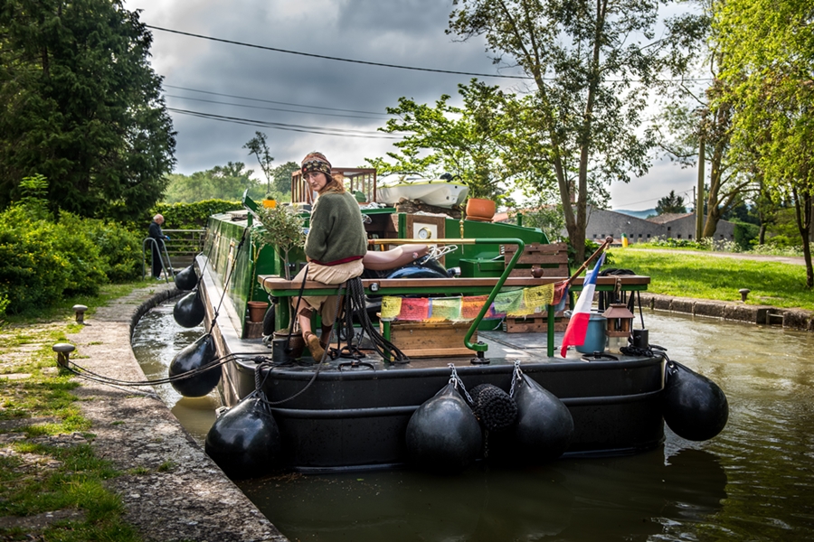 Narrow boat anglais